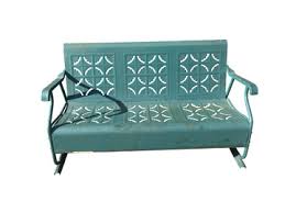 Vintage Metal outdoor Glider Chair — Yardley Home