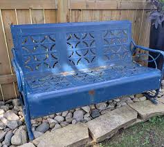 Restoring vintage metal bench with rust?