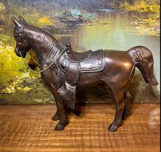 FMC Carnival Horse Cast Metal Copper Bronze Horse Stallion ...