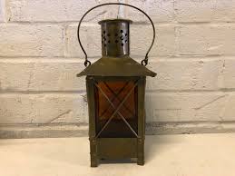 Vintage Art Deco Style Brass and Glass Bottle Decanter Wind ...