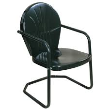 Dark Forest Green Retro Metal Outdoor Tulip Chair | Michaels