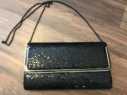 Vintage Ashley Moore Aluminum Metal Mesh Black Handbag | eBay