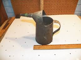 Vintage Automobile Gas Service Station Tin 1 Quart Oil Can w/ Pour Spout | eBay