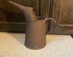 Metal Funnel, Oil Can. Old Funnels, Oil Can, Water Can, Old Metal Distressed Farm, Kitchen, Garden, Garage Decor. You Choose or Buy All - Etsy
