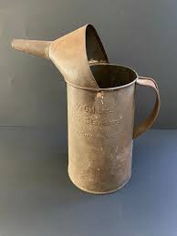 Vintage U.S. Standard 1/2 Gallon Metal Oil Can - Etsy Canada