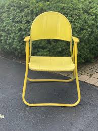 These are the metal chairs that were in the nurse's office ...