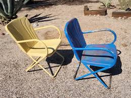 2) ORIGINAL METAL MOTEL CHAIRS** - furniture - by owner ...