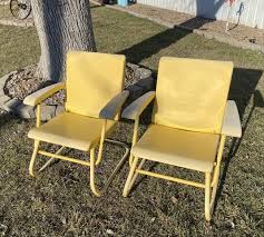 Vintage Folding Metal Chairs - Nex-Tech Classifieds