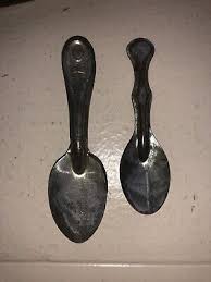 Vintage (17) Pieces Metal Picnic Spoons 1930's Manesha | eBay