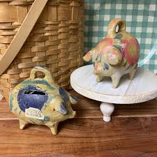 Vintage Mexican Pottery Piggy Banks--your Choice - Etsy
