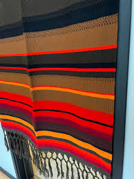 Scandinavian Elegance: Handwoven 1970s Wall Tapestry in Warm Geometric Hues - Etsy