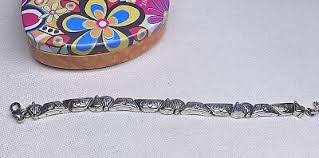 Brighton Silver Tone Tennis Bracelet With Tin | eBay