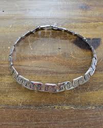 Vintage Sterling Silver Mexican Necklace - Etsy