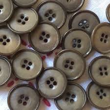 Lot 16 Brown Greenish 15 Mm Corozo Tagua Nut Buttons ...