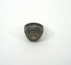 Unique Vtg Sterling Silver .925 w/ 10k Gold & Enamel Mom Ring Sz 8.5 / 6.8g | eBay