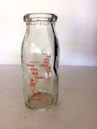 Vintage Half Pint Milk Bottle - Heber Valley Milk Depots, Utah | eBay