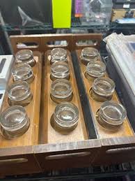 Drinking flight kit 4 glasses and holder | eBay