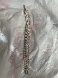 silver gemstone cuff tennis bracelet | eBay