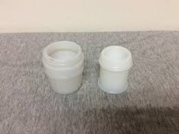 Small Milk Glass Jars Lot of Two | eBay