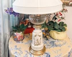 Vintage 10" Petite Chinoiserie Table Lamp - NO SHADE - Etsy