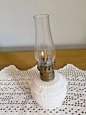 miniature milk glass oil lamp products for sale | eBay