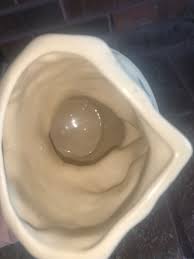 Vintage Shawnee Pottery Chickadee Milk Pitcher Pink W/ Black ...