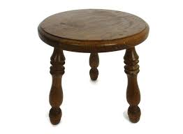 Vintage Wood Side Wine Table Pedestal Plant Bonsai Stand ...