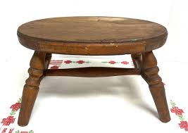 Vintage Oval Wooden Turned Leg Milking Step Stool Riser - Etsy