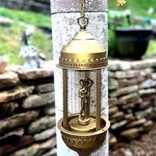 Goddess Hanging Oil Rain Lamp Original Box. 16” Tall 6” Diameter Gold W Goddess in Center of Columns. Needs Readily Available Oil Untested - Etsy
