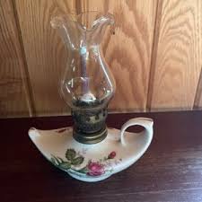 Vintage Aladdin Simplicity Rose Oil Lamp Floral Pleated Shaded Chimney Burner - Etsy