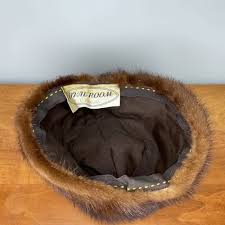 Authentic 50's Vintage Ohrbach's Oval Room Brown Mink Fur ...