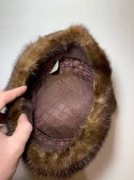 Soviet Vintage Mink Hat Ushanka Warm Winter Hat, USSR size ...