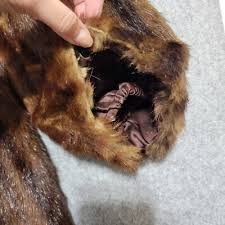 VTG Mink Fur Coat Women Medium Brown 41" Full Length Jacket ...