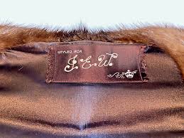Vintage Sears Dark Brown Natural Mink Stole W/Pockets ...