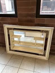 Vintage 1950s Shadow Box Mirror With Shelves Shadowbox ...