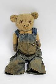 Vintage Miniature Straw Filled Teddy Bear And One Other, The Largest 14cm High