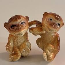 Monkeys Porcelain - Etsy Canada