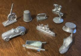 Vintage Monopoly Tokens Lot of 35 pieces | eBay