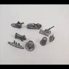 Games | Original Vintage Monopoly Replacement Pieces Tokens ...