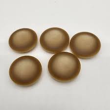 Vintage Tan Gold Round 1 " Buttons ~5 pcs | eBay