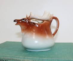 Vintage Moose Creamer Made in Austria, Holds 1 Cup, Elk Creamer, Lodge/cabin Decor - Etsy