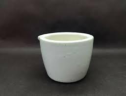 Unbranded 145mL Glazed Porcelain Mortar with Spout 90mm OD x ...