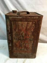 Vintage Atlantic Oil 5 Gallon Oil Garage Service Can Early ...