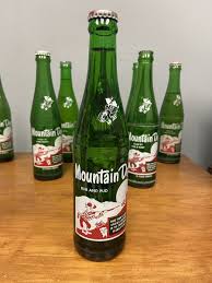 Somewhat RARE Mountain Dew Vintage Bottle "BUB AND PUD" Filled & Capped | eBay