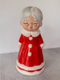 Vintage Chalkware Mrs Claus Figurine, Vintage Christmas ...