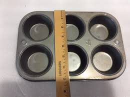 Ekco T60 Muffin Cupcake Pan for 6 muffins - Made in USA ...
