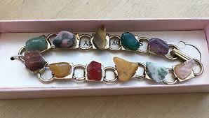 Vintage Unique Girl's Rock Stone Bracelet Fashioned by Betsy ...