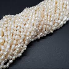6-7mm Natural Freshwater Pearl Beads Potatoe Shape 160070 ...