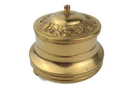 Vintage Brass Tobacco Jar, Antique Cigarette Storage Box, Retro Tabak Container With Lid, Unique Home Decor, Gift Idea, Man Cave Accessories - Etsy