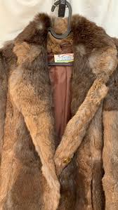 CONTEMPO CASUALS Brown Rabbit Fur Women's Jacket Size S ...